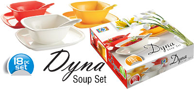 18 Pc Soup Set